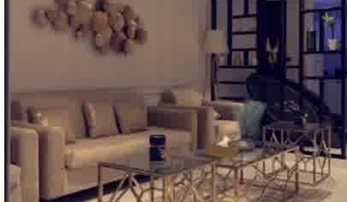 زاوية الاستقبال والديكور الجداري