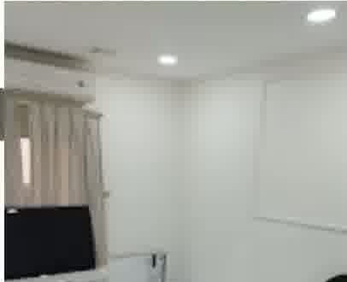 صالة الجلوس مع شاشة تلفاز